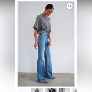 RARE SOLD OUT Jamie Haller Crease Jean in Worn Indigo